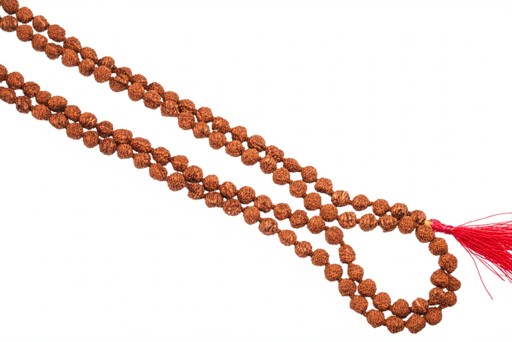 3 Mukhi Japa Rudraksha Mala