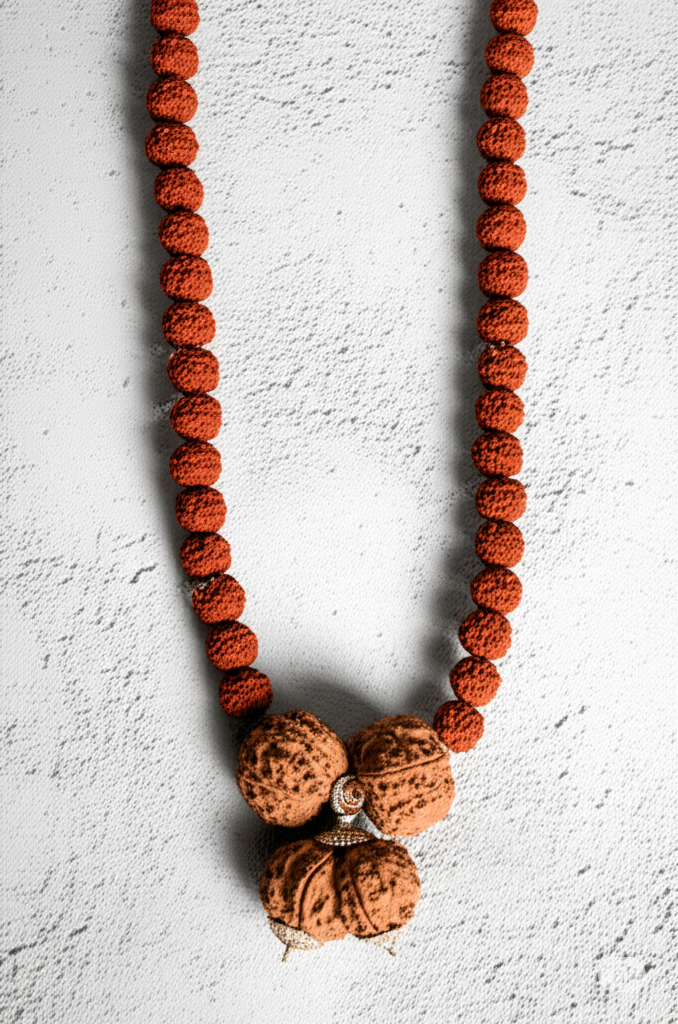 Prem Vriddhi Mala - 6 Mukhi, 7 Mukhi and Gauri Shankar Rudraksha (AB)