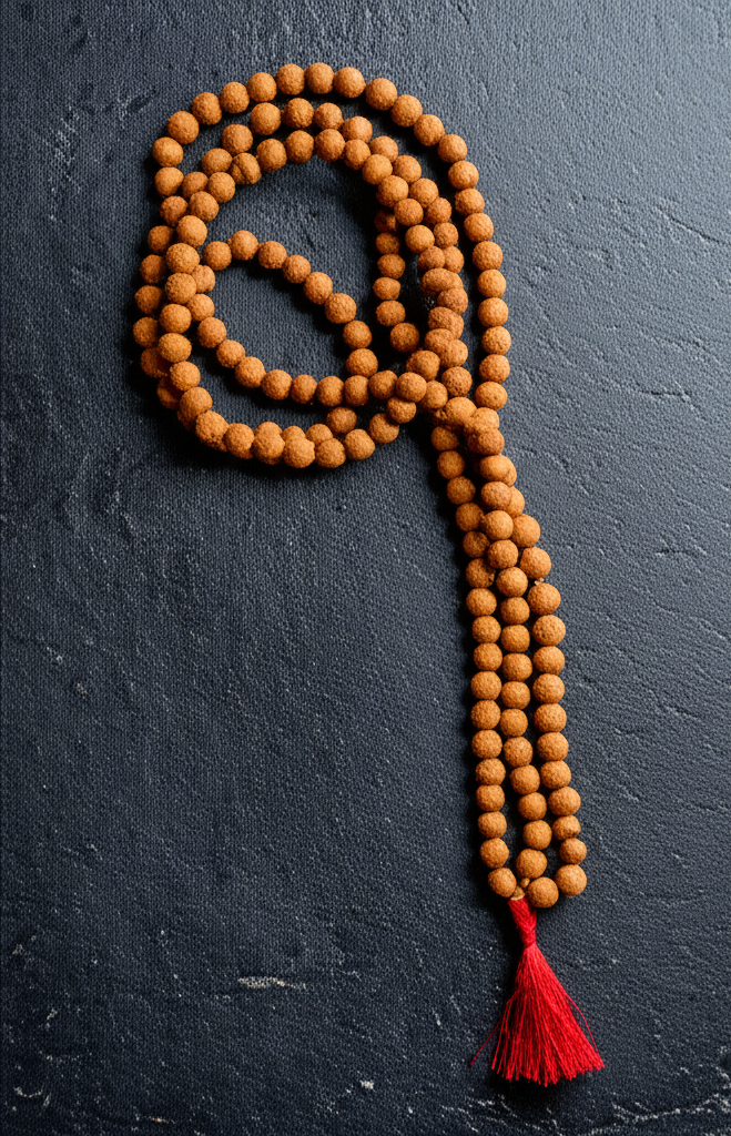 3 Mukhi Japa Rudraksha Mala