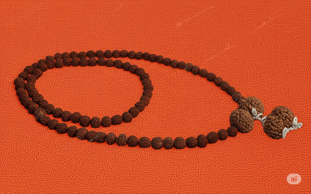 Prem Vriddhi Mala - 6 Mukhi, 7 Mukhi and Gauri Shankar Rudraksha (AB)
