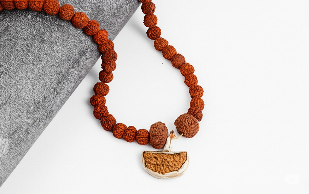 Dhanlaxmi Vriddhi Mala - 1 Mukhi and 9 Mukhi Rudraksha