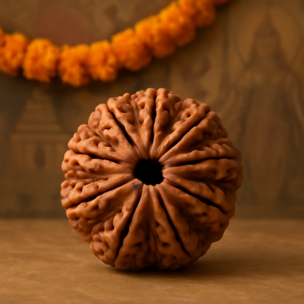 Natural 9 Mukhi Rudraksha (Indo)